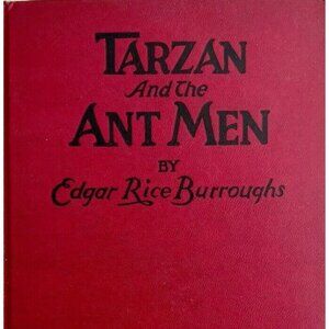 Tarzan And The Ant Men 1940s WW2 Edition HC Edgar Rice Burroughs HBS